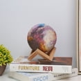 thumbnail image 2 of 3D Painted Moon Planet Light Bedroom Bedside Children's Hand-painted Graffiti Moon Atmosphere Night Light Starry Table Lamp, 2 of 5