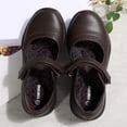 thumbnail image 5 of Rexoro Girls Mary Janes Hook and Loop Synthetic Flat Shoes School Outdoor, 5 of 6