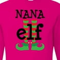 thumbnail image 4 of Inktastic Nana Elf Christmas Long Sleeve T-Shirt, 4 of 5