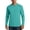 Turquoise, variant on LNZGNM Men's Rash Guard Long Sleeve Shirt UPF 50 Sun Protection Quick Dry Moisture Wicking Lightweight for Swimming Surfing Outdoor ,Black(L)