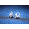 thumbnail image 4 of Leander Original 925 sterling silver earrings featuring 0.5 carats of lab-grown diamonds. These high-end, minimalist earrings make a perfect gift., 4 of 6