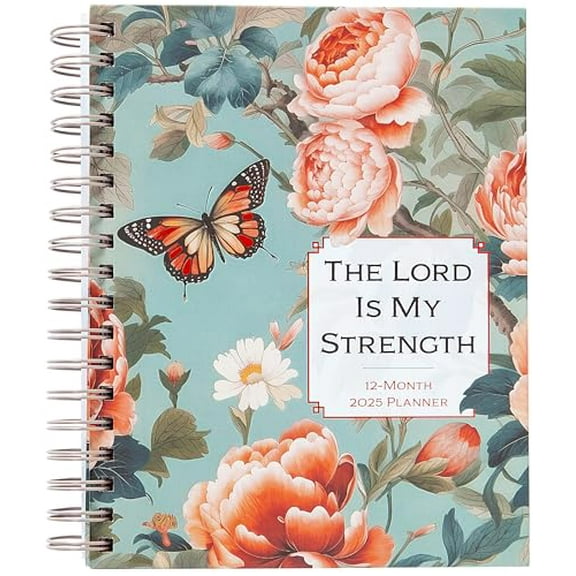 Pre-Owned The Lord Is My Strength (2025 Planner): 12-Month Weekly Planner, 9781424569052, 1424569052, Paperback,