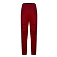 thumbnail image 5 of QATAINLAV Women's High Waisted Yoga Pants Plus Size Ripped Skinny Workout Leggings Tight Stretchy Running Legging Pants Wine XXL, 5 of 7
