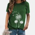 thumbnail image 2 of Ichuanyi Womens Tops Summer Women's sexy fashion print pullover casual short-sleeved T-shirt tops, 2 of 4