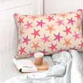 thumbnail image 4 of Fotbe Starfish Funda de Almohada Decorativa Estilo Occidental, Lujo en Algodón, Fundas para Almohadas King, Cojín Estampado para Decoración del Hogar-16"x24", 4 of 6