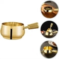 thumbnail image 2 of Stainless Steel Sauce Cup, Boat,Sauce Dispenser Sauce Cup with Handle for ,Warming Sauces,,MilK,1 x Sauce bowl,Gold, 2 of 6
