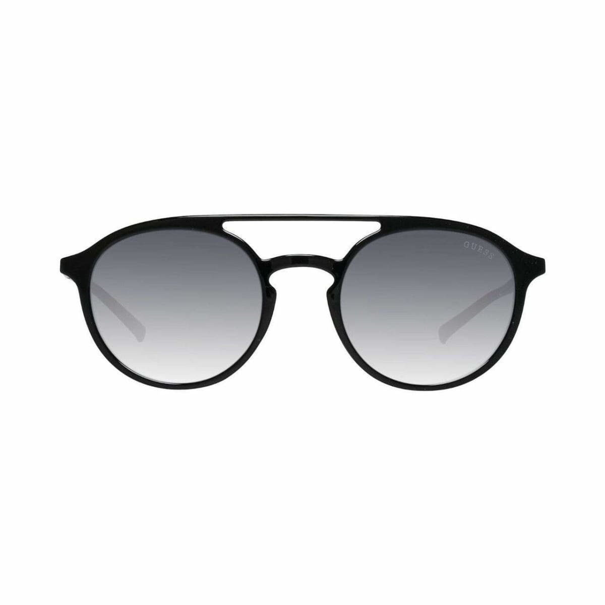Guess GU3033/S-01B Shiny Black Round Gradient Smoke Lens Unisex Sunglasses - image 3 of 4