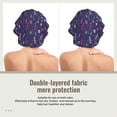 thumbnail image 2 of Yiaed Dance Skull Star Print Satin Bonnet Silk Bonnet Hair Bonnet for Sleeping Hair Bonnets, 2 of 6