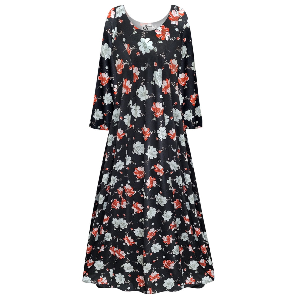 navy floor length dress With Mesh And Embroidery – AX Paris summer abayas Two Piece Bridesmaid Dresses Size:Child 7