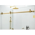 thumbnail image 3 of Glass Warehouse GW-B-SLD-56-CH Eclipse 60" High X 56" Wide Sliding Frameless Tub Door -, 3 of 7