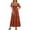 *3-Watermelon Red, variant on VBVC Women's V-Neck Floral Boho Maxi Dress,Ladies' Short Sleeve Smocked Waist Tiered Dress,Casual Flowy A-Line Summer Sundress For Women,Watermelon Red,S-5XL