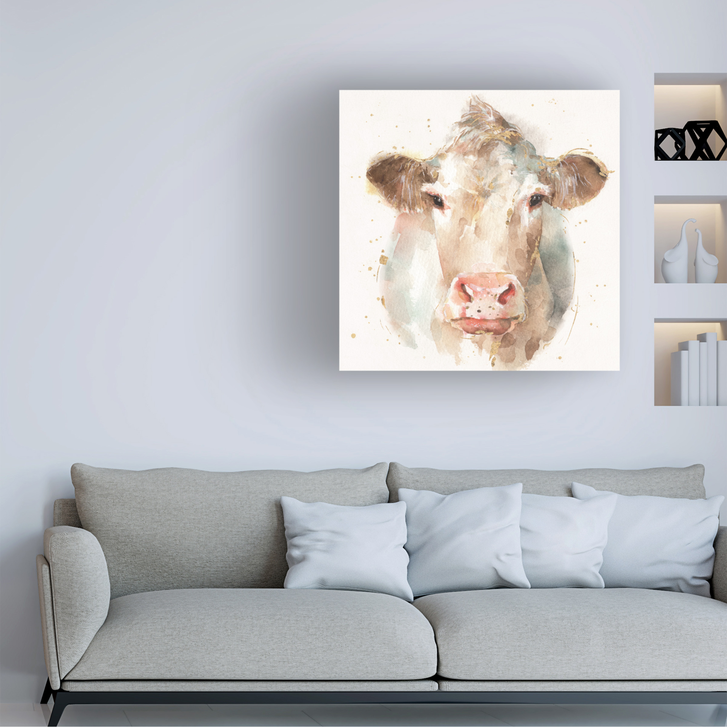 Trademark Fine Art Lisa Audit Farm Friends II Canvas Wall Art - 35x35