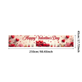 thumbnail image 3 of Toile de Fond de la Saint-Valentin Roses Romantiques Bannière de Fête de la Saint-Valentin Décorations d'Amour Accessoires de Photographie Fond d'Événement, 3 of 4