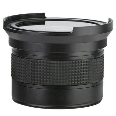 58MM 0.35X Fisheye Super Wide Angle Lens for SLR DSLR Camera Black