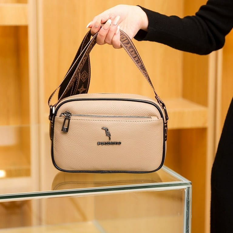 Cocopeaunts Women's Designer Wide Strap Crossbody Bag