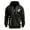Black#21, variant on Mens Valentine Fleece Hoodies Long Sleeve Quarter Zip Hooded Sweatshirts Winter Warm Casual Pullover Hoodie with Kangaroo Pocket Navy S