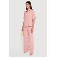 thumbnail image 2 of Women's Crepe Knit Swiss Dot High Waisted Pants, 2 of 4