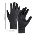 thumbnail image 5 of sunsanly 1 Pair Winter Cycling Gloves Windproof Waterproof Touchscreen Anti-slip Thermal Cold Weather Men Women Full Finger Motorcycle Riding Gloves, 5 of 7