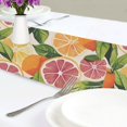 thumbnail image 4 of Yayeee Table Runner 70 inches Long Home Kitchen Dinning Party Decoration, Citrus Leaves, 4 of 7