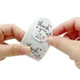 thumbnail image 3 of Wrapables 1.5" / 2" Thank You Stickers Roll, Sealing Stickers and Labels for Boxes, Envelopes, Bags, Small Businesses, Weddings, Parties (500pcs), Rose & Peony, 3 of 5