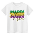 thumbnail image 3 of CCRFTGI Mardi Gras Shirt for Kids Girls Size 8 Funny Mardi Gras Letter Shirts Fashion Beads T-Shirt Holiday Crew Neck Gift T-Shirt White 5-6 Years, 3 of 3
