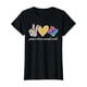 thumbnail image 1 of Peace Love Social Work Cute Social Worker Gifts T-Shirt Casual Crew Neck, Cotton, All-Season Wear, Relaxation Wear | Serene Design | Comfortable Fit, 1 of 5