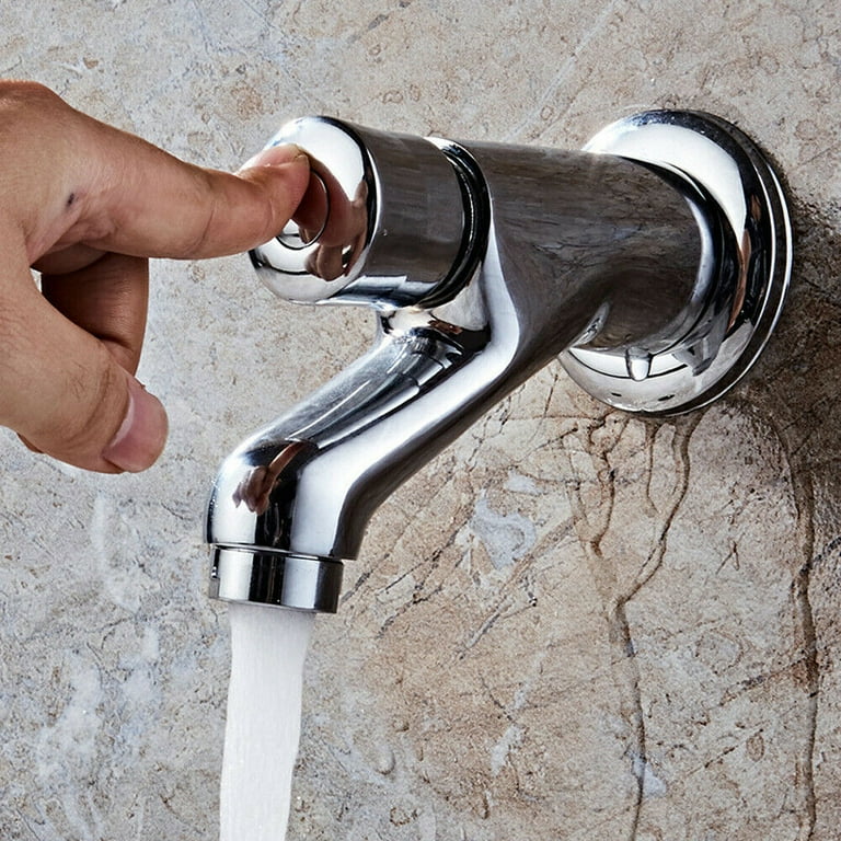 Press best sale water tap