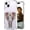 Blue Floral Elephant, variant on Compatible for iPhone 14 Case for Women Girls Clear Design Cute, Protector Girly Transparent Lovely Kawaii Dancing Penguins Animal Joy Funny Happy