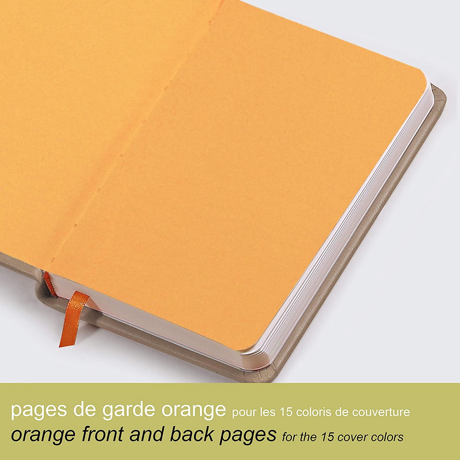 Rhodiarama Hardcover Notebook - Anise, A5