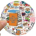 thumbnail image 5 of Book Stickers for Reading Lovers 50PCS Cute Vinyl Waterproof Bookish Stickers for Laptop Water Bottle Scrapbook Teacher Gifts Cartoon Reading Theme DIY Decals, 5 of 6
