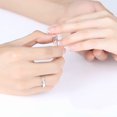 thumbnail image 4 of 925 Sterling Silver Ring Mobius Strip Couple Ring Simple Band for Men and Women Promise Ring Wedding Ring Engagement Ring Anniversary Gift, 4 of 7