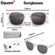 thumbnail image 5 of Lentes para Sol B+D Solskin Square Cristal Proteccion UV400, 5 of 8