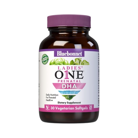 Bluebonnet Ladies' One Prenatal DHA, Daily for Prenatal Health*, 30 Days