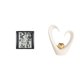 thumbnail image 1 of Reloj de pared digital moderno y versátil con forma de corazón, ideal como adorno de escritorio para sala de estar, dormitorio, oficina, estantería o, 1 of 8