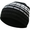 thumbnail image 2 of Dotted Stripes Short Beanie Skull Cap Solid Color Men Women Winter Ski Hat, 2 of 4