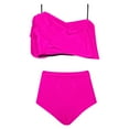 thumbnail image 6 of Leesechin Womens Shorts Bikini Sets Women's Ruffled Bikini Swimsuit Set, 6 of 6