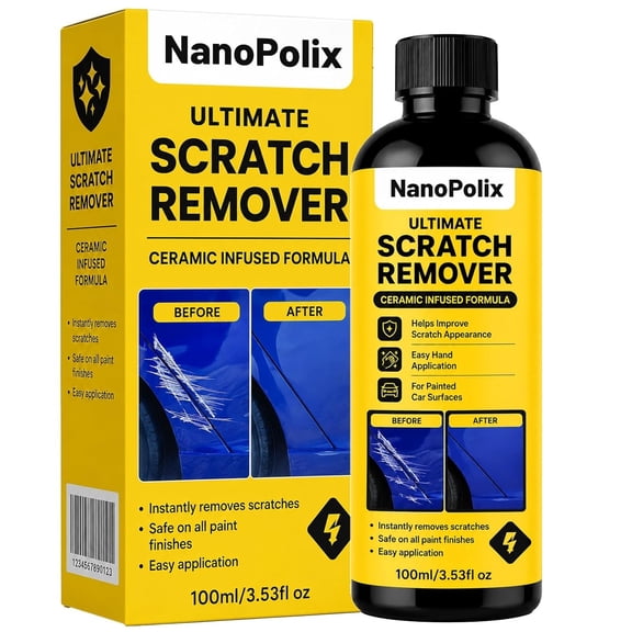 Scratch Remover, Car Paint Repair Paste for Light Scratches, Swirl Marks, Scuffs & Water Spots, Polishing Compound Restores Shine, Safe for All Paint Colors(RL)