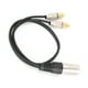 thumbnail image 3 of Cable de conexión divisor macho XLR cable de separación Rendimiento estable PVC+metal duradero para conectar la salida de línea del amplificador, 3 of 8