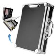 thumbnail image 1 of Aluminum Locking Briefcase (13.2"x10"x3.1") - Heavy Duty Clipboard with Storage & Combination Lock, 1 of 6