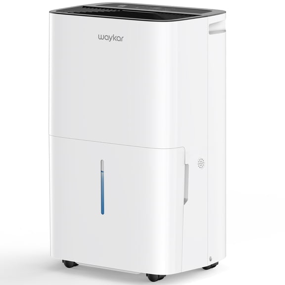 Waykar 80 Pint Energy Star Dehumidifier for Home & Basements, Up to 5000 Sq. Ft, DOE 25 Pint