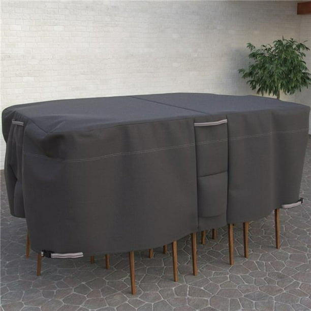 Dura Covers LRFP5519 Taupe Oval or Rectangle Durable & Water Resistant ...