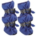 thumbnail image 5 of 4 piezas de botas impermeables antideslizantes para perros Botines para todas las estaciones para perros pequeños a medianos Tamaño XXXL (azul), 5 of 5