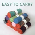 thumbnail image 6 of Muka Yoga Mat Towel with Grip Dot Non-Slip, Sweat Absorbent Towel for Hot Yoga Pilates Fitness 72x24 Inch - Turquoise, 6 of 7