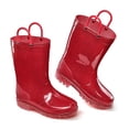 thumbnail image 5 of BOCCA Kids Red Glitter Waterproof Rain Boot For Girls Size 13, 5 of 6