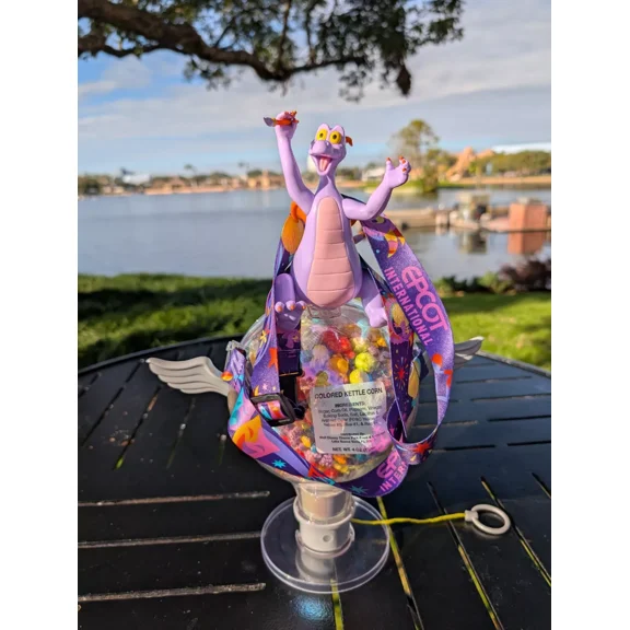 Premium 2025 EPCOT Festival of the Arts Figment Popcorn Bucket