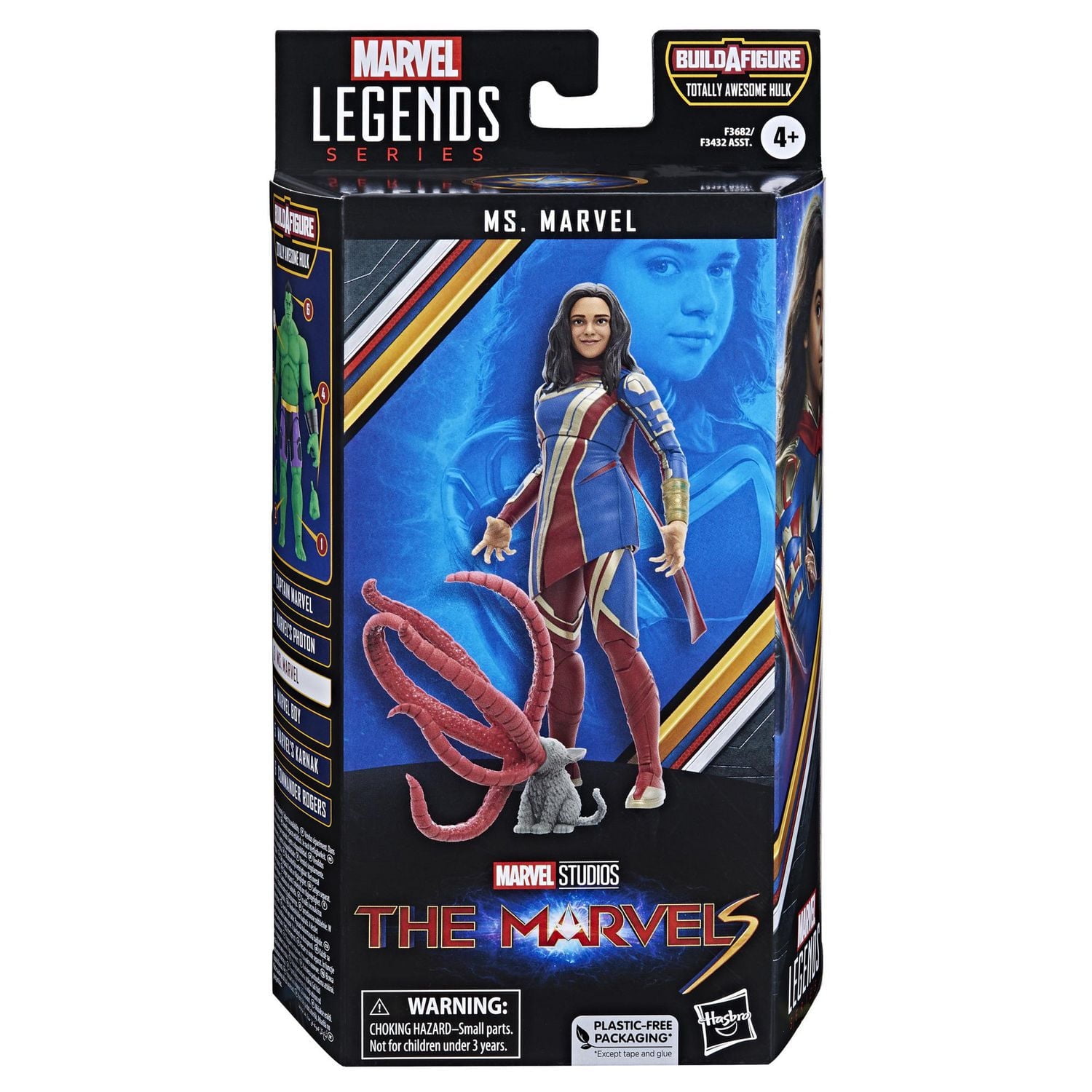 Marvel Legends Series Ms. Marvel, The Marvels 6-Inch Collectible Action Figures, Toys for Ages 4 and Up