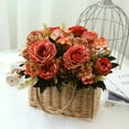 thumbnail image 4 of Fake Flowers High Simulation Ornamental Realistic Real Touch Rose Silk Artificial Flowers for Hotel, 4 of 7