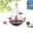 20# (Purple,1 * Bird Feeder+1 * Solar Panel), variant on Hanging Solar Bird Bath with Fountain 18" Cord, Solar Powered Water Fountain, Outdoor Bird Bath for Garden Patio Yard Attracting Birds(Purple,B)