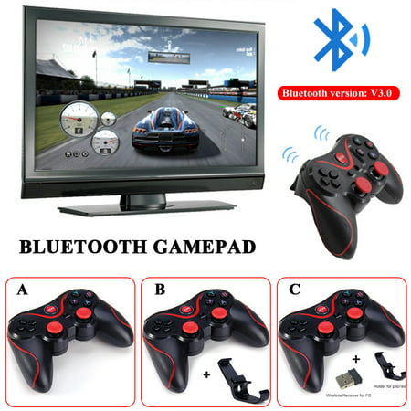 T3 Bluetooth Gamepad Game Controller For Android iOS Mobile Phones PC Wireless S600 STB S3VR Game Controller Joystick For Android iOS Mobile Phones PC,Set