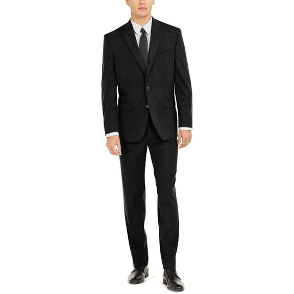 Club Room Men's Classic-Fit Stretch Suits, Black, 39 R/M37.5